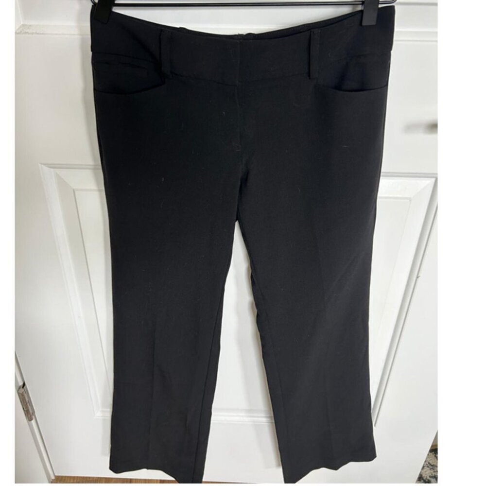 7th Avenue Design Studio New York & Company Trendy Black dress pants/trousers